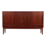 Buffet haut en teck, design danois, ann�es 1970, production : danemark