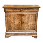 Buffet louis philippe en ronce de noyer massif du 18me