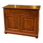 Buffet louis xvi en bois massif xixme 2 portes 115cm