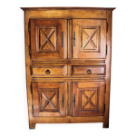 Buffet meuble tv chne massif l abbatiale