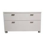 Buffet, meuble tv habitat laqu blanc