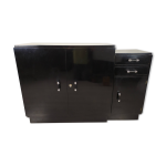 Buffet moderniste art dco laqu noir