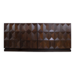 Buffet  motif losanges - belgique, annes 1970