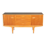 Buffet moyen jentique mid century en noyer rtro des annes 1960