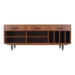 Buffet en noyer, design scandinave