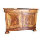 Buffet noyer deux portes deux tiroirs