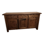 Buffet en orme massif meuble artisanal rustique 190 cm