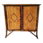 Buffet parisien en bambou et bois