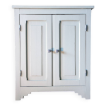 Buffet parisien gris argile, bois patin�, 1950