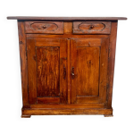 Buffet parisien vintage en bois massif Buffet parisien vintage en bois massif