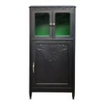 Buffet parisien vitré noir art déco 1930 Buffet parisien vitré noir art déco 1930