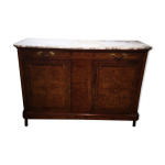 Buffet plaqu loupe d'orme 1950