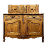 Buffet provenal a glissants style louis xv estampill en bois fruitier