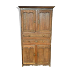 Buffet quatre volets en chne clair xix sicle