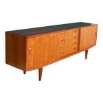 Buffet rtro danois en teck des annes 1960 par clausen & sn danemark