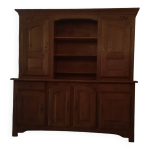 Buffet rustique 2 corps en chne
