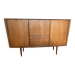 Buffet scandinave en teck et noyer par klein pour bramin samcon danemark 1960