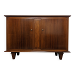 Buffet de style art dco en palissandre et sycomore, france vers 1950
