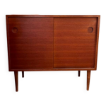 Buffet en teck � portes coulissantes, 1960