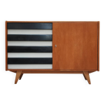 Buffet u - 458 noir et blanc par jiri jiroutek pour interier praha Buffet u - 458 noir et blanc par jiri jiroutek pour interier praha