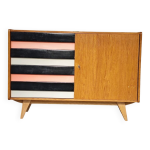 Buffet u 458 rose et gris par jiri jiroutek pour interier praha 1960