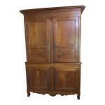 Buffet vaisselier noyer style louis xv