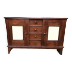 Buffet vintage ren gabriel  2 portes et 4 tiroirs en htre.
