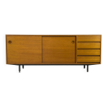 Buffet vintage en teck avec tiroirs et portes coulissantes par cambia, annes 1960