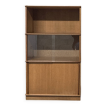 Buffet vitrine bibliothque meuble oscar vintage annes 50