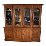 Buffet vitrine roche bobois merisier