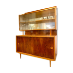 Buffet / vitrine / vaisselier deux corps vintage 1960