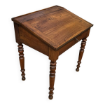 Bureau  abattant en noyer louis philippe 19 s