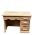 Bureau d'administration en chne massif, xixme s. , rnov