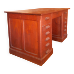 Bureau ancien en chne massif