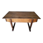 Bureau ancien en chne massif