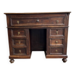 Bureau ancien en chne massif