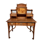 Bureau ancien franais de style art nouveau.