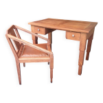 Bureau art deco et son fauteuil