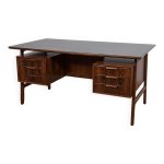 Bureau autoportant modèle 75 vintage en teck d'omann jun, danemark, 1950s Bureau autoportant modèle 75 vintage en teck d'omann jun, danemark, 1950s