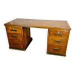 Bureau bois � caissons