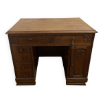 Bureau bois massif art deco