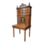 Bureau bonheur du jour a gradin poque napolon iii en pin vers 1880