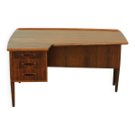 Bureau boomerang en palissandre du milieu du siècle, années 1960 Bureau boomerang en palissandre du milieu du siècle, années 1960