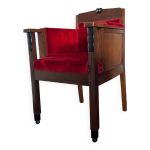 Bureau ou chaise d'appoint art dco en chne de l'cole d'amsterdam, 1920s