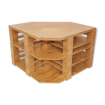 Bureau en contreplaqu de design nerlandais exceptionnel