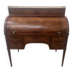 Bureau a cylindre de style louis xvi en acajou xix sicle
