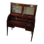Bureau  cylindre avec vitrine