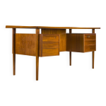 Bureau danois en teck par peter lovig nielsen pour hedensted mobelfabrik, 1972
