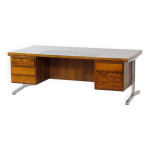 Bureau de direction en palissandre, annes 1960