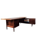 Bureau de direction en palissandre par arne vodder pour sibast mbelfabrik, danemark, annes 1950 ou ...